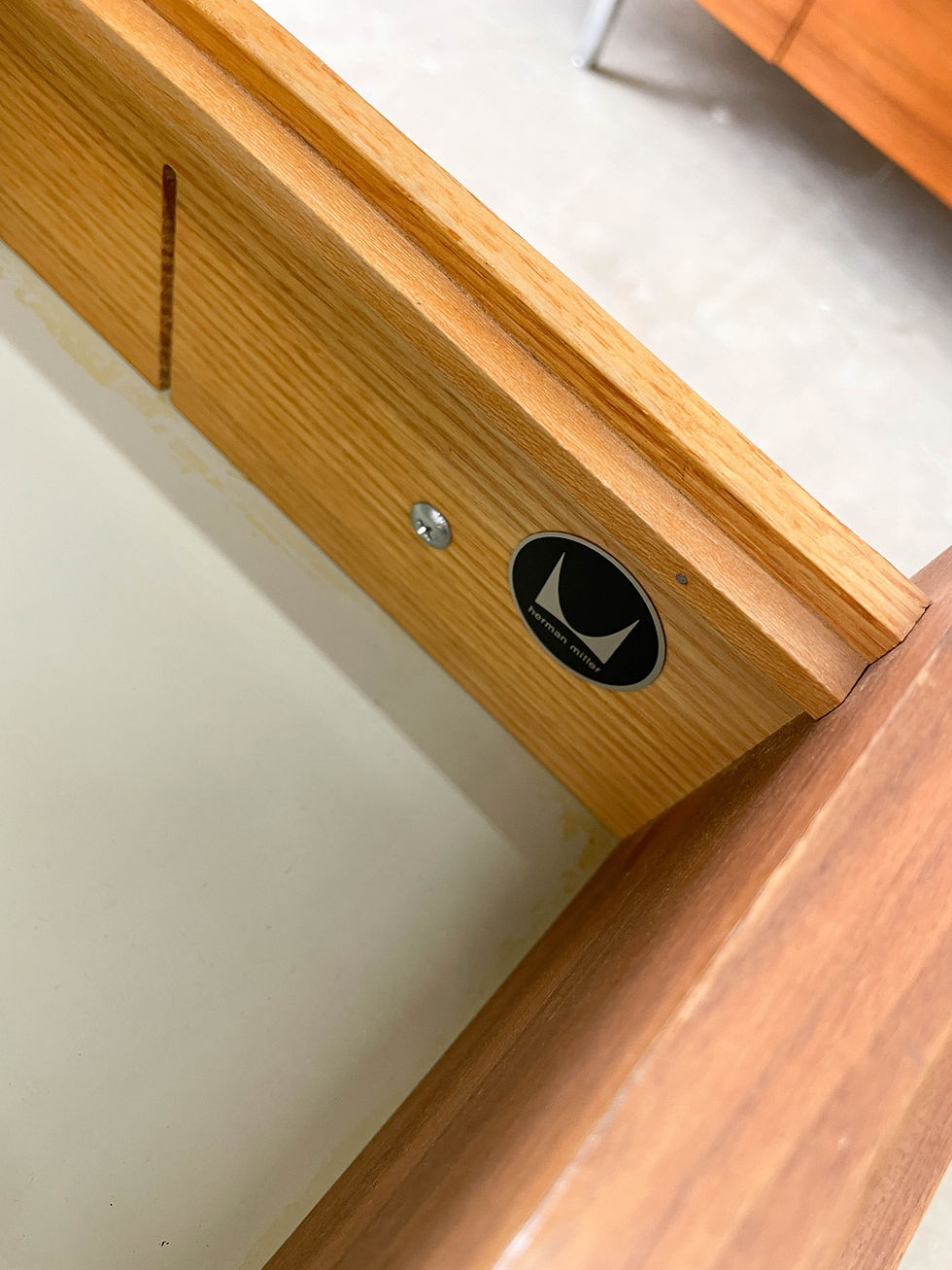 Thumbnail: George Nelson EOG Tall credenza and desk by Herman Miller