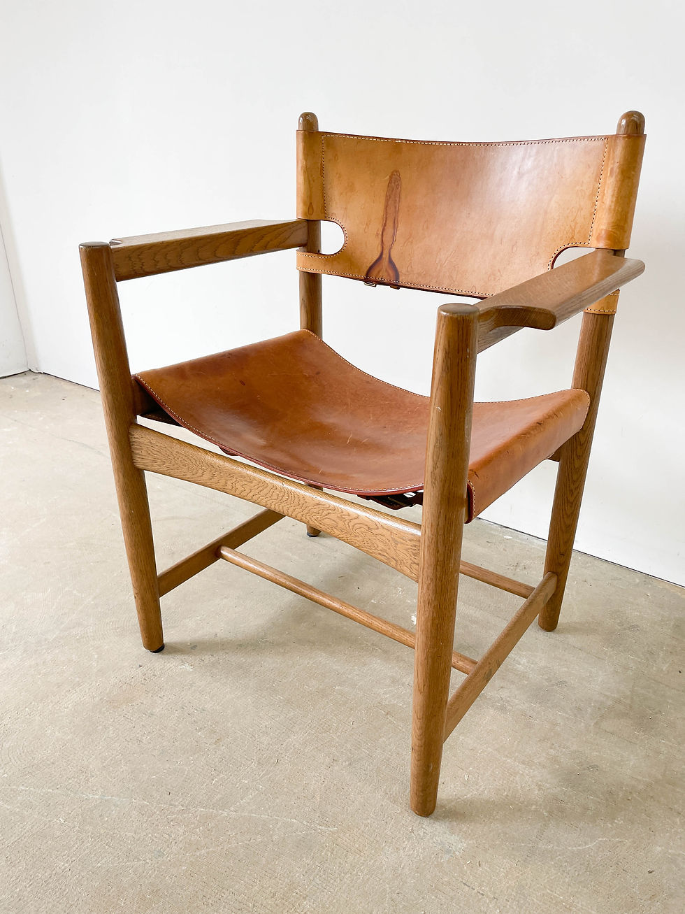 Thumbnail: Borge Mogensen Spanish Armchair for Frederica