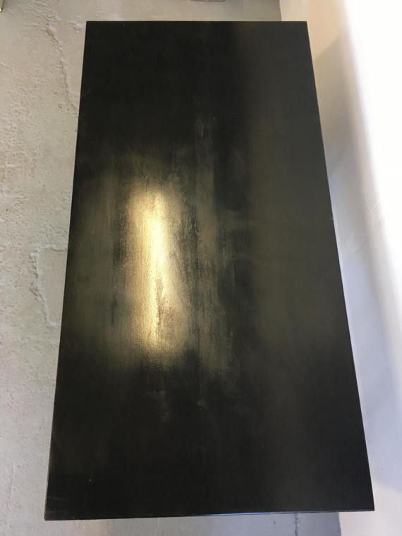 Thumbnail: Paul McCobb Planner Group Desk Vintage Black Lacquer