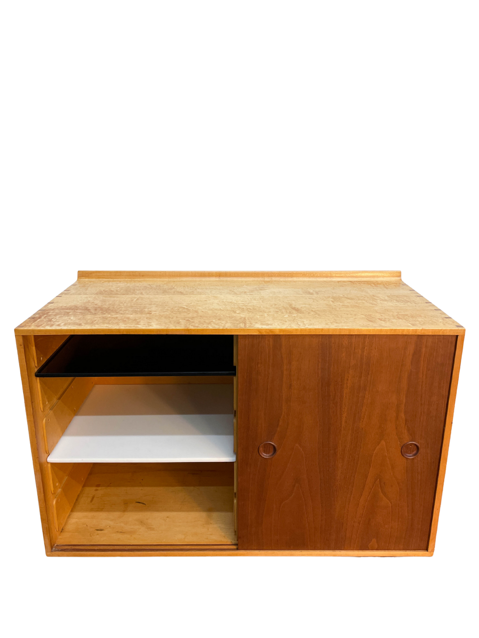 Finn Juhl Baker Wall Cabinet with Glass shelves