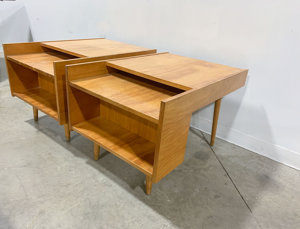 Thumbnail: Mid-Century Modern Book Shelf End Tables by Glenn of California