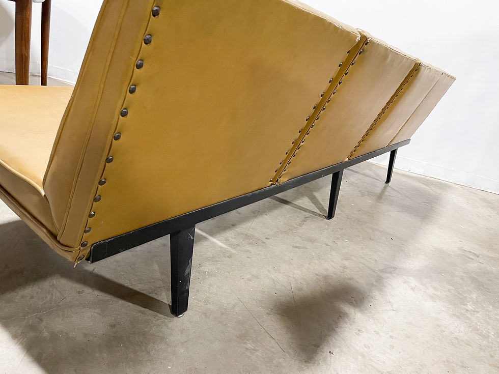 Thumbnail: George Nelson Herman Miller 8 foot Steelframe sofa