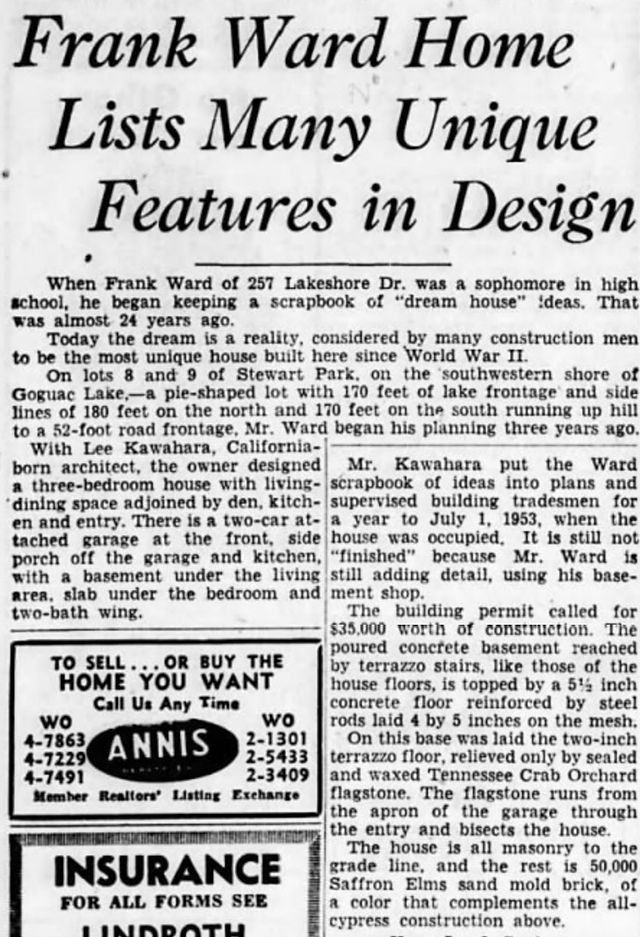 Ward house article