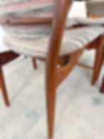 Thumbnail: Finn Juhl Card Table and 4 Chairs by Baker