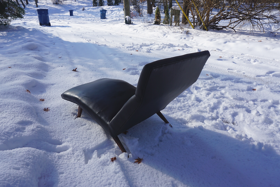 Thumbnail: Mid century chaise 