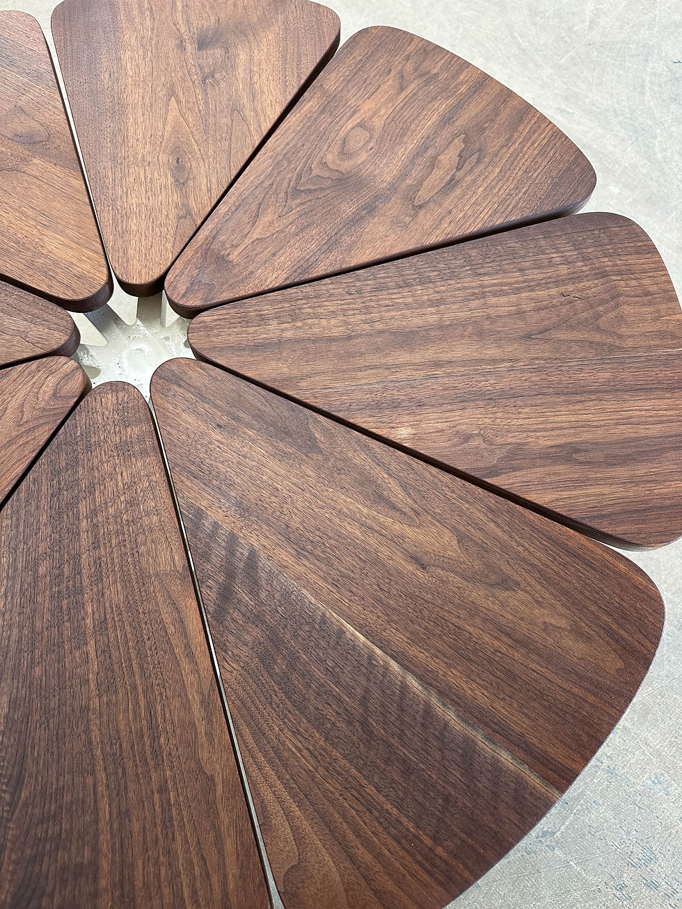 Thumbnail: Richard Schultz Knoll Petal Dining Table with Walnut Top
