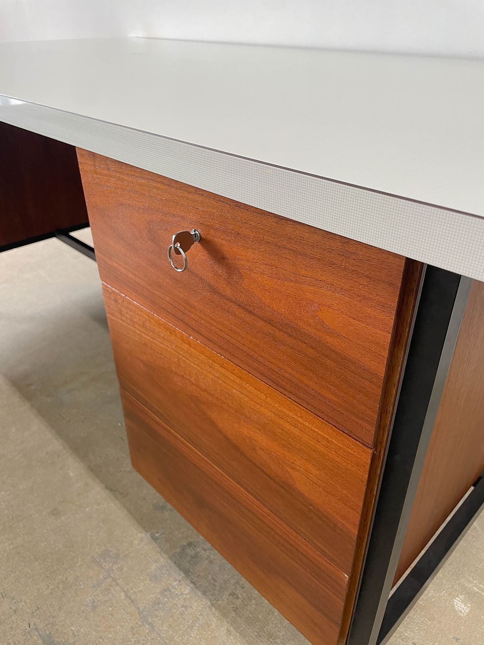 Thumbnail: Rare Florence Knoll Secretary L desk