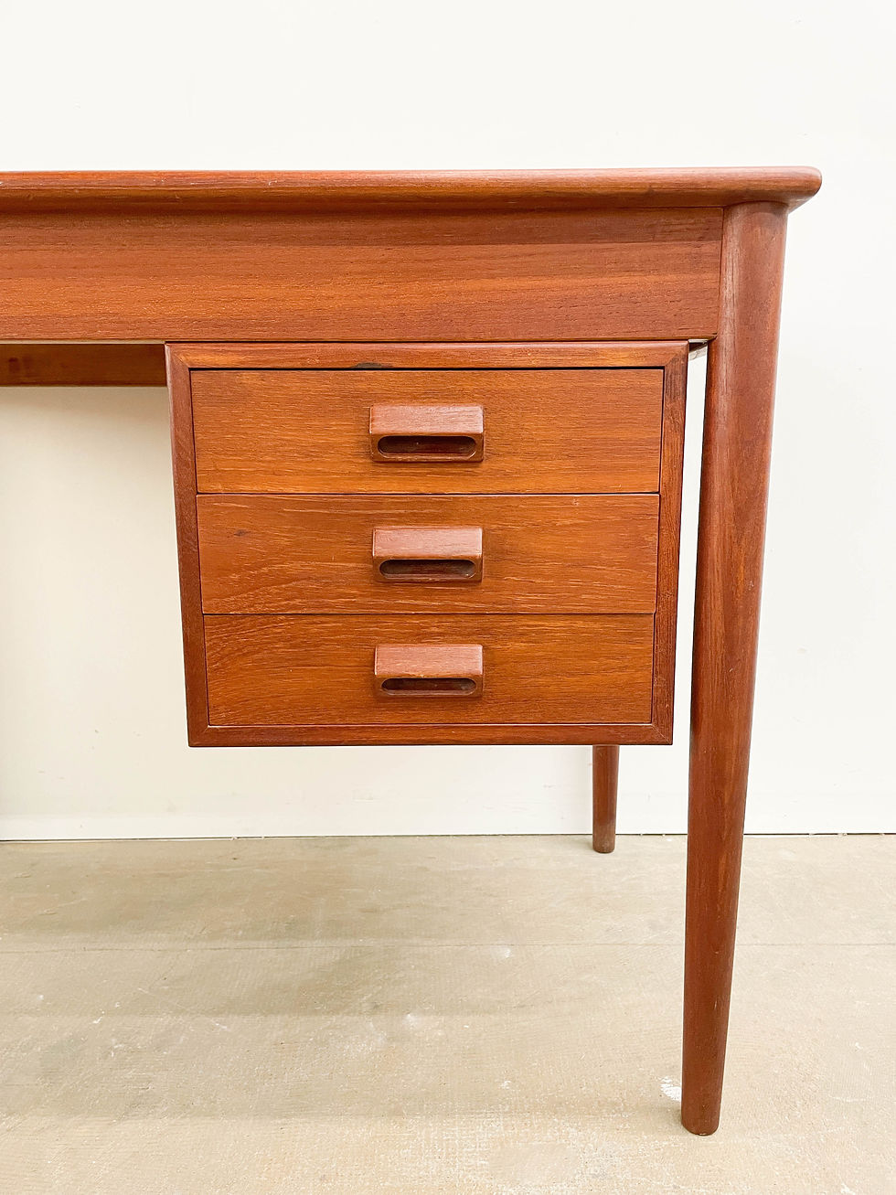 Thumbnail: Borge Mogensen Teak Desk by Soborg Moller