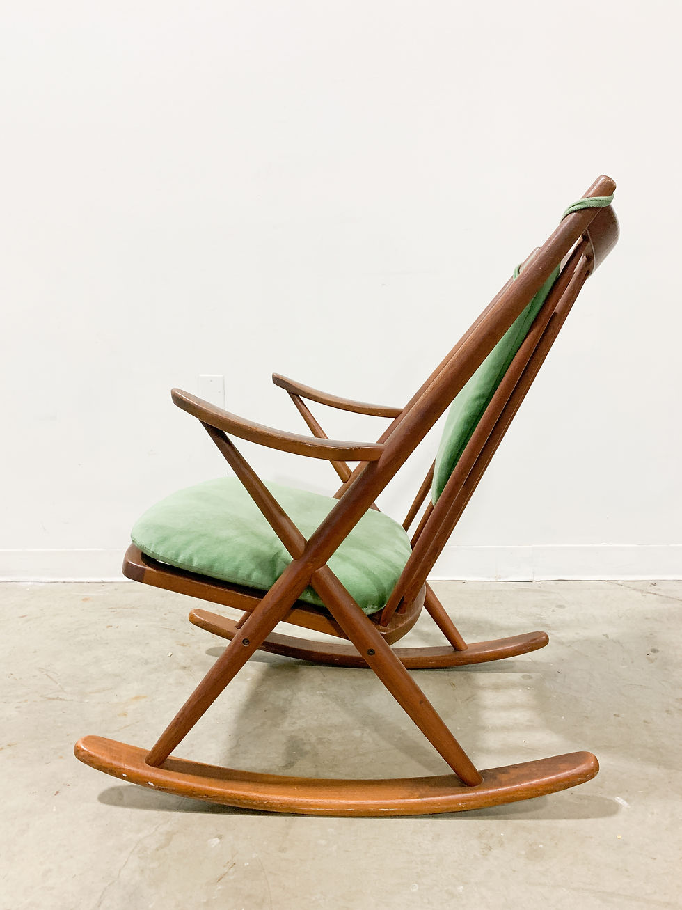 Thumbnail: Danish Mid Century Modern Rocking chair by Bramin