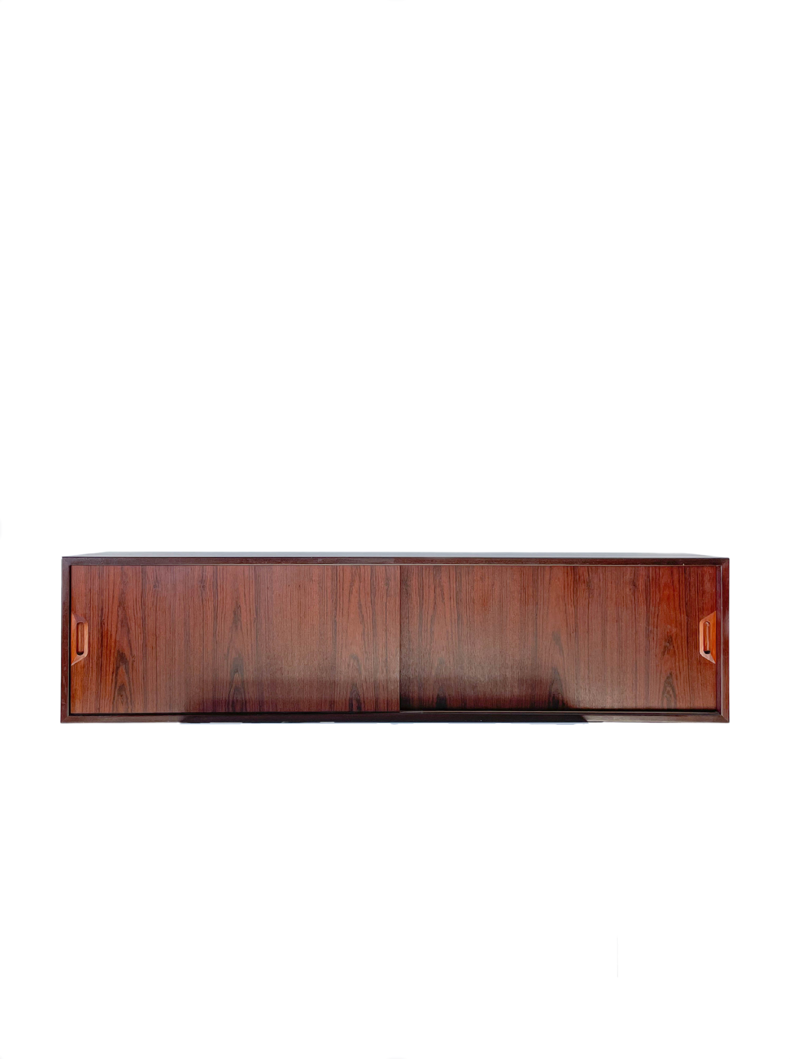 Rosewood wall cabinet by Sven Ellekaer 