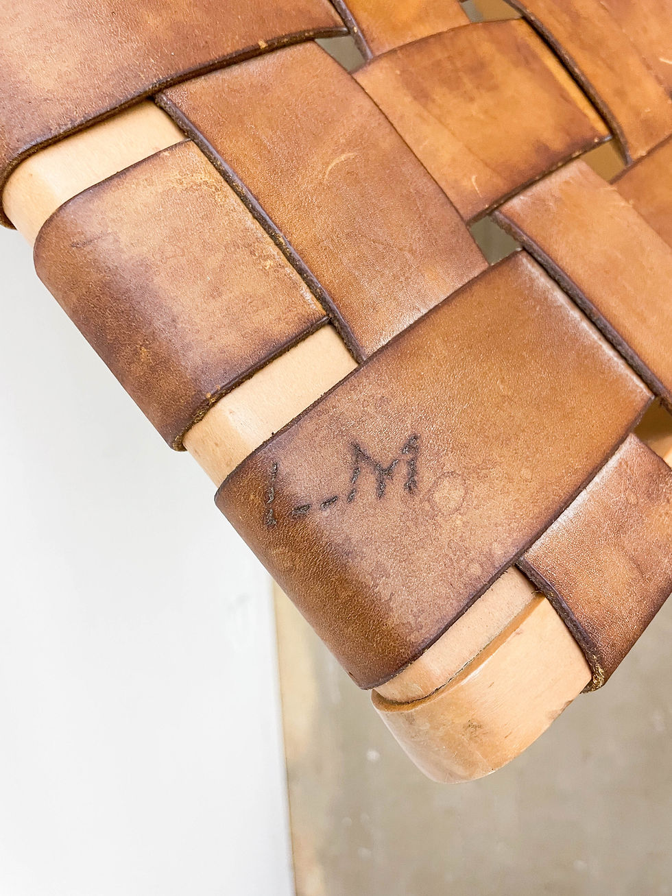 Thumbnail: Rare early Ralph Rapson Rocker with leather webbing