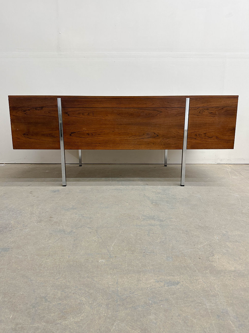 Thumbnail: Dunbar Rosewood and Chrome Executive Desk
