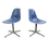 Thumbnail: Vintage Blue Eames swivel chairs by Herman Miller