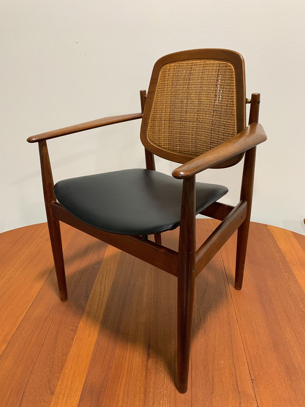Arne Vodder Cane back arm chair 