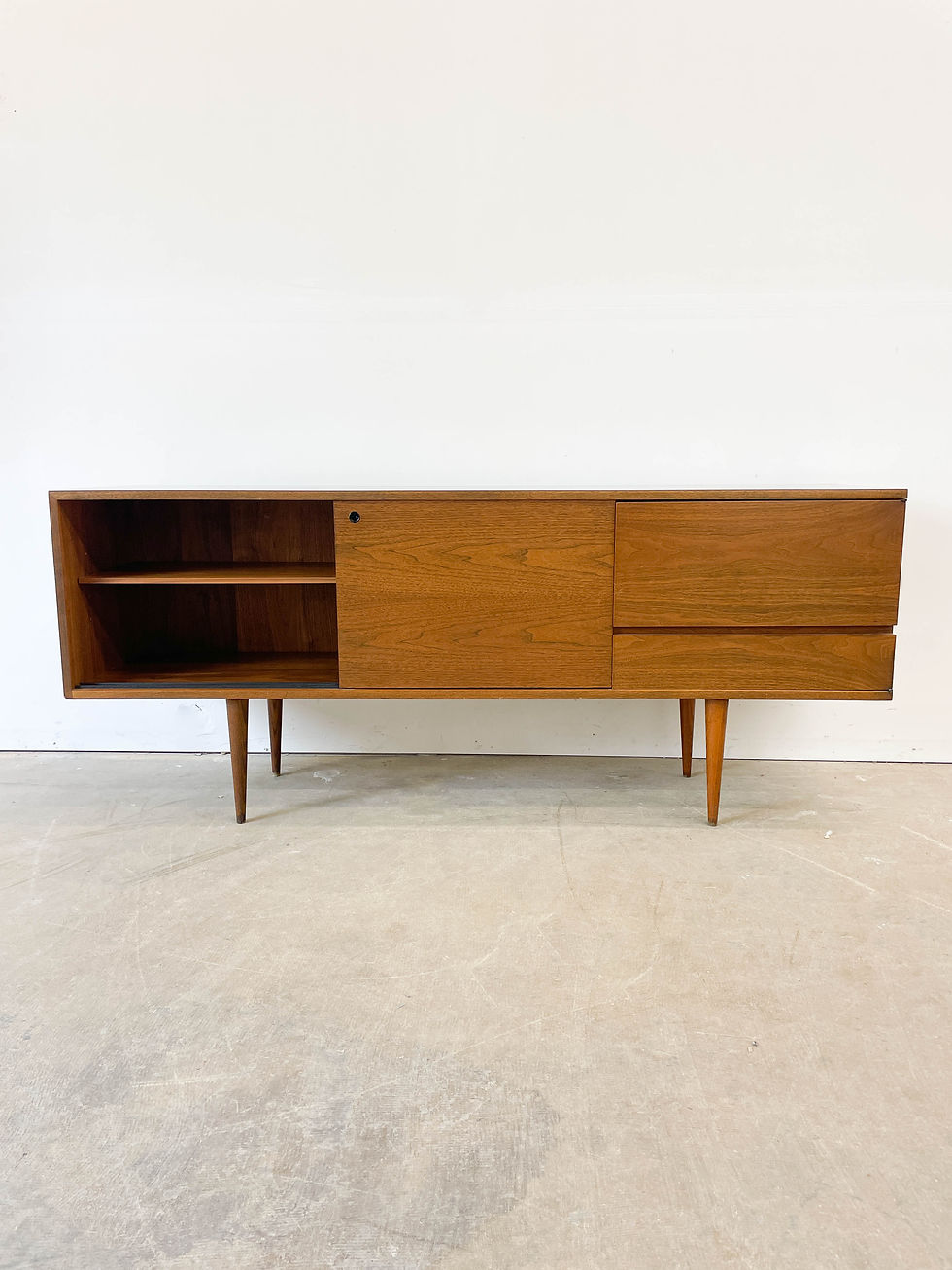 Thumbnail: Mel Smilow Large Walnut Credenza
