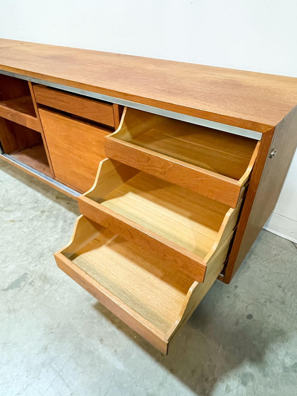 Thumbnail: George Nelson Teak EOG Credenza for Herman Miller