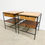 Thumbnail: Rare Paul McCobb Iron frame nightstand pair