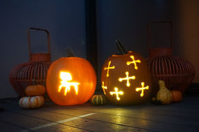 How to Make Mid-Century Modern Jack O' Lanterns