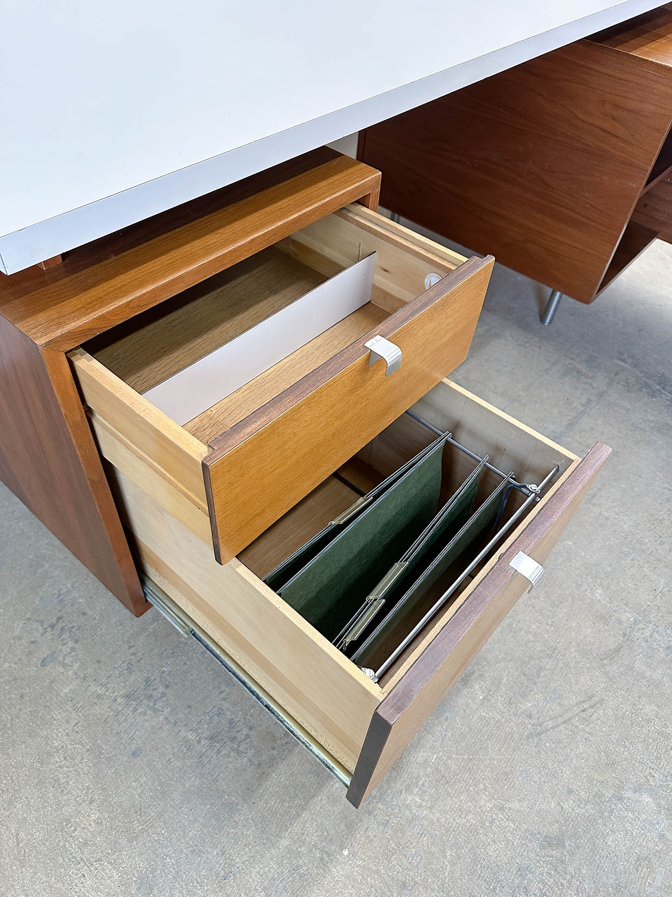 Thumbnail: George Nelson EOG Desk and Credenza with Lamp