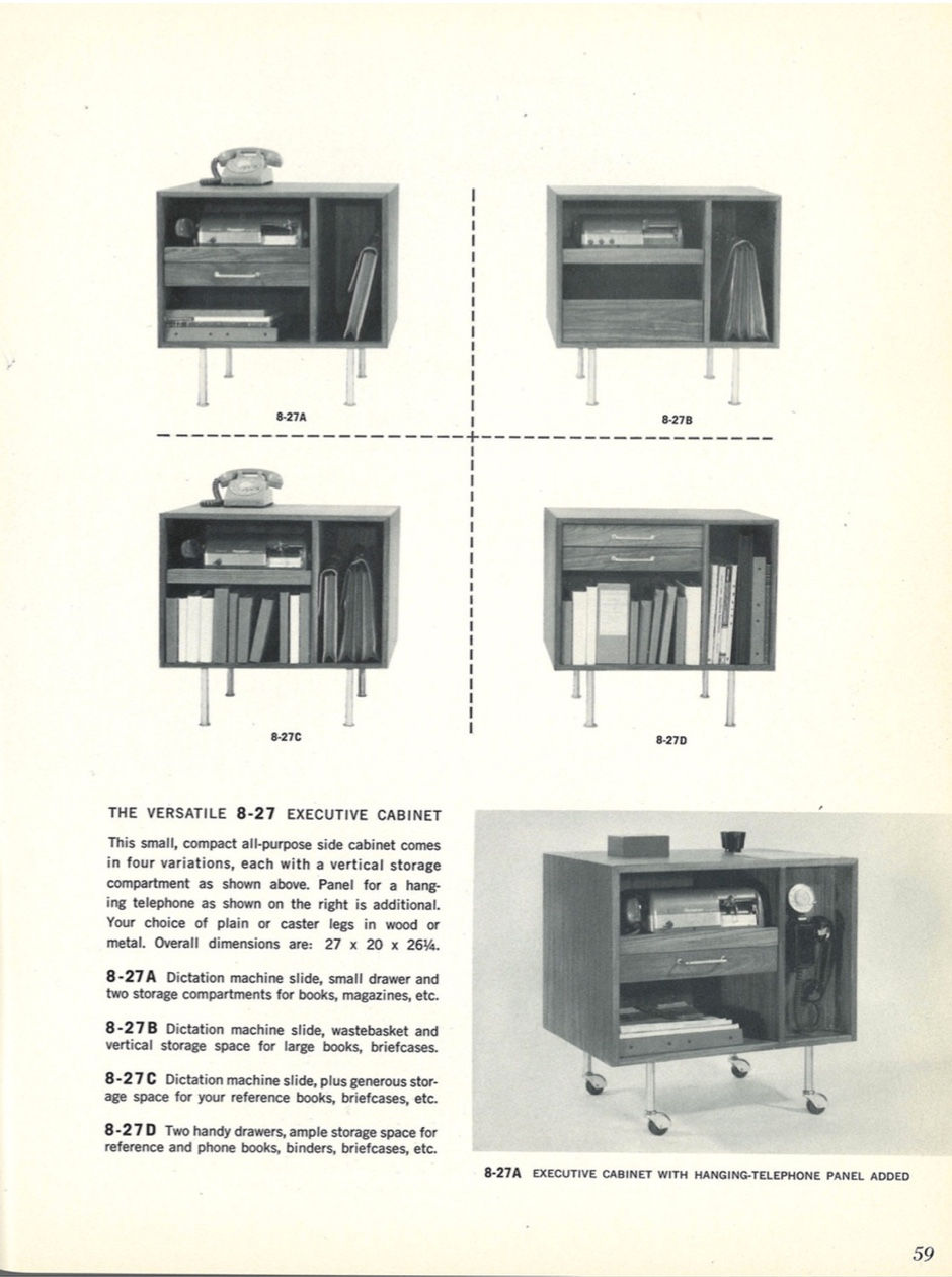 Thumbnail: Jens Risom 8-27A Executive Cabinet