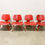 Thumbnail: Eames LCW Red Aniline Plywood Lounge Chairs