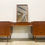 Thumbnail: Danish teak dresser and vanity set by Lyby Mobler