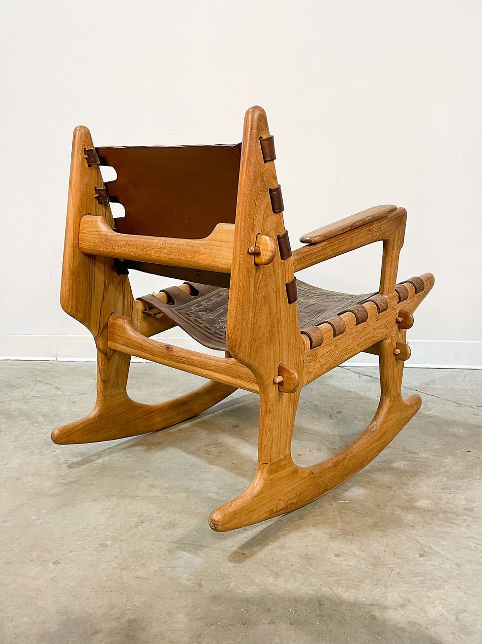 Thumbnail: Angel Pazmino Small Sling Rocking Chair