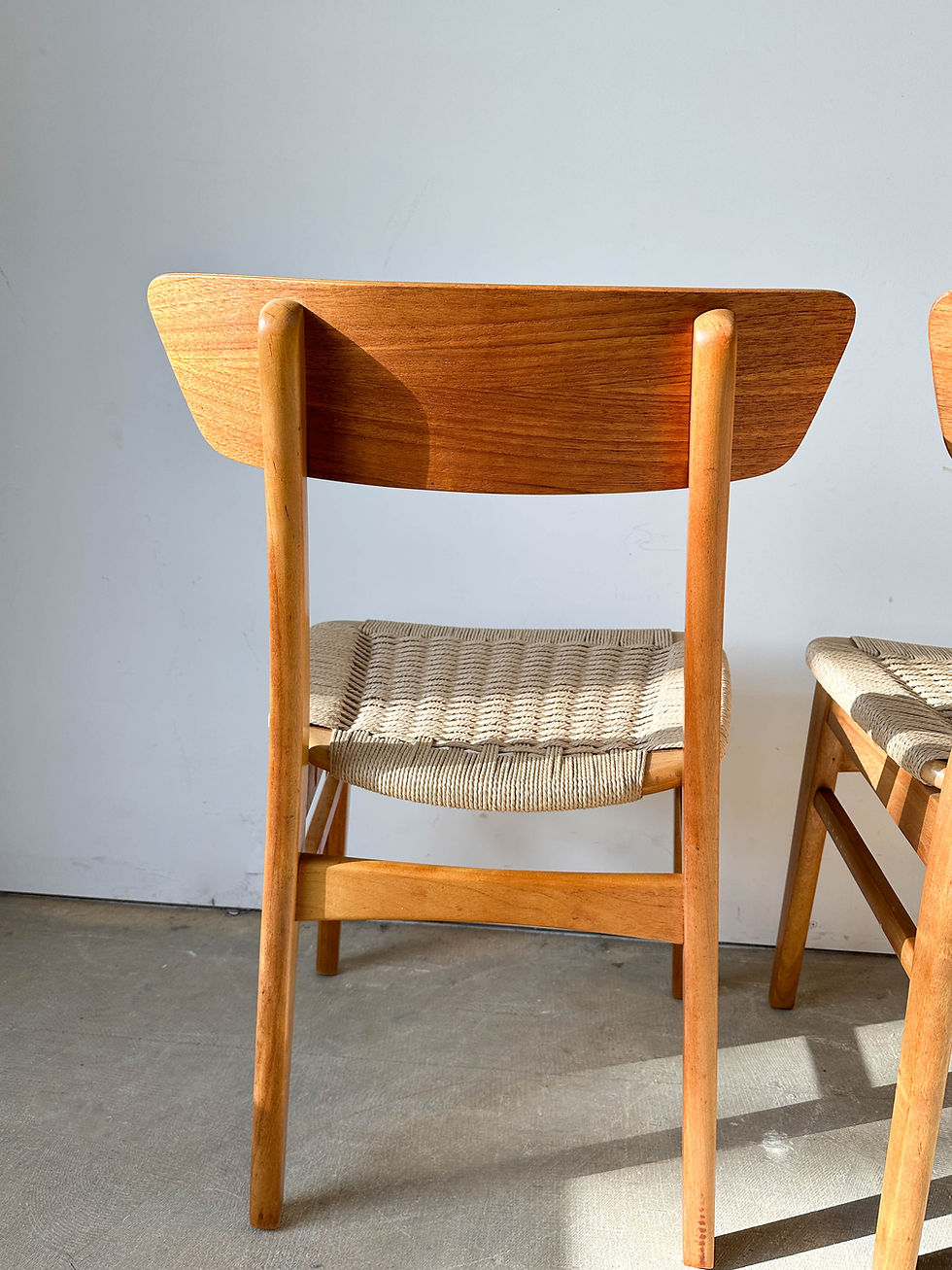 Thumbnail: AFM Japan Danish Cord dining chair set