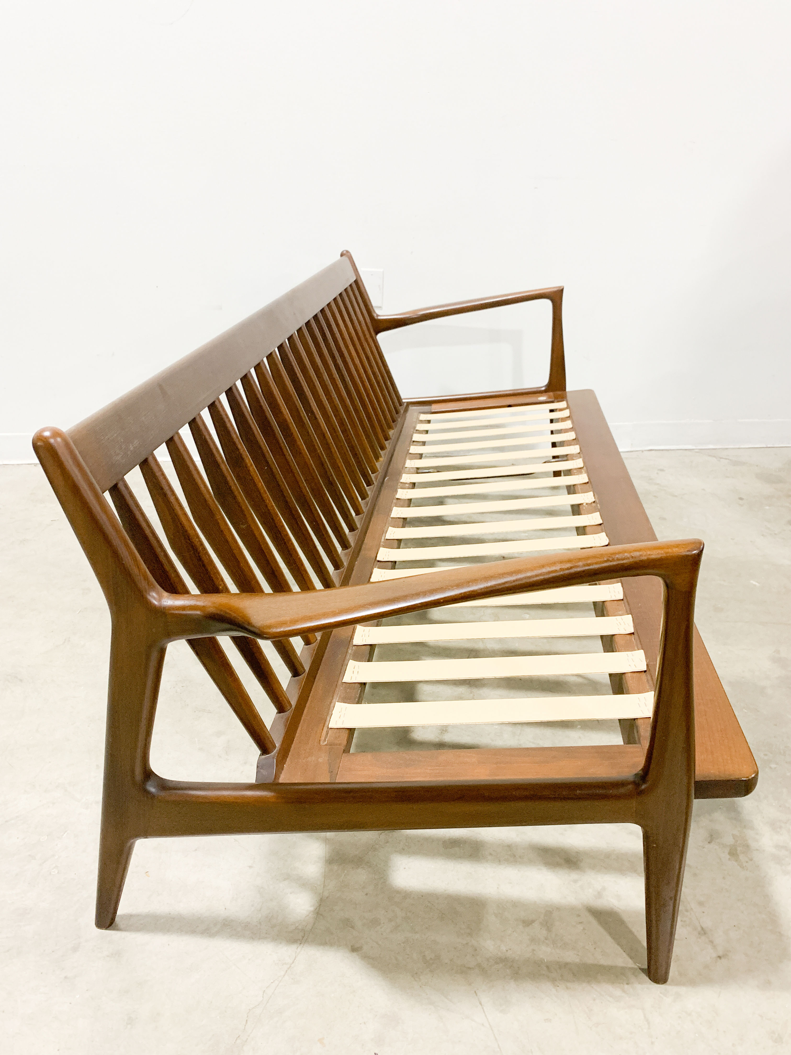 Kofod Larsen Danish 3 seat sofa for Selig