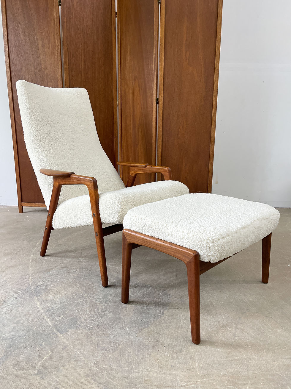 Yngve Ekstrom Ruster Chair and Ottoman