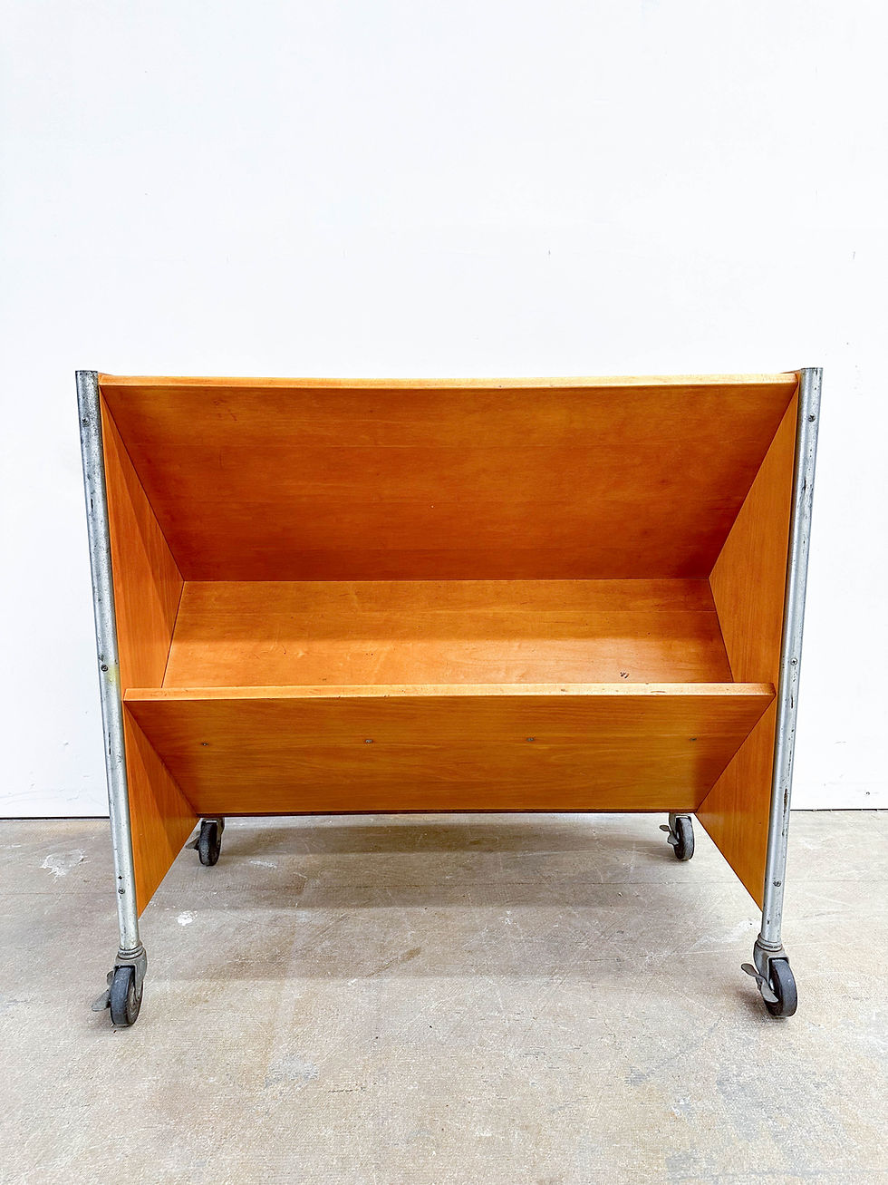 Thumbnail: Henry P Glass for Fleetwood Rolling Book Cart