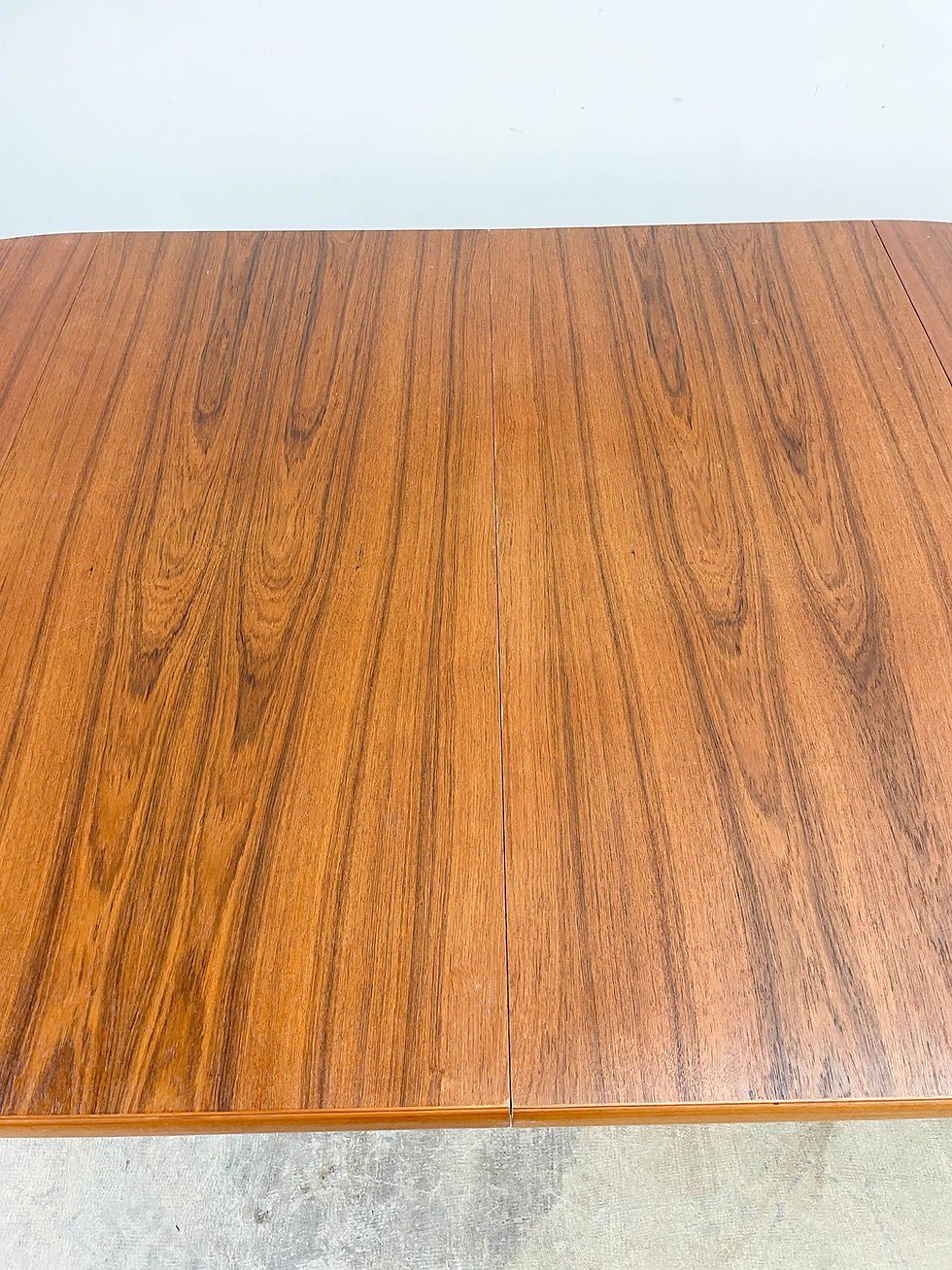 Thumbnail: Danish Teak Expanding Dining Table