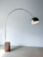 Thumbnail: Vintage Rosewood Base Arc Lamp