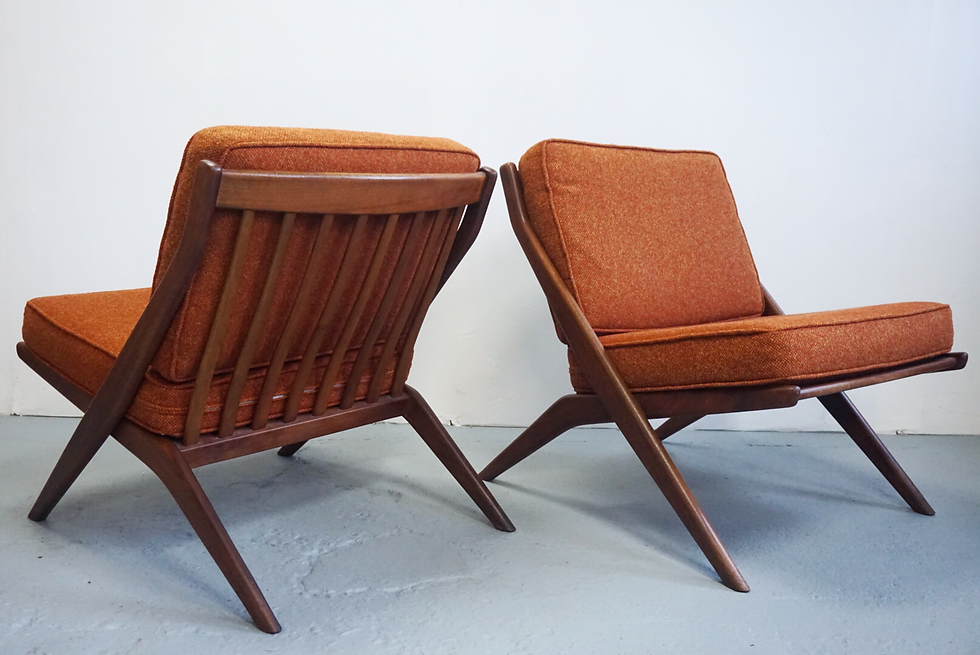 Thumbnail: Folke Ohlsson Scissor chairs 