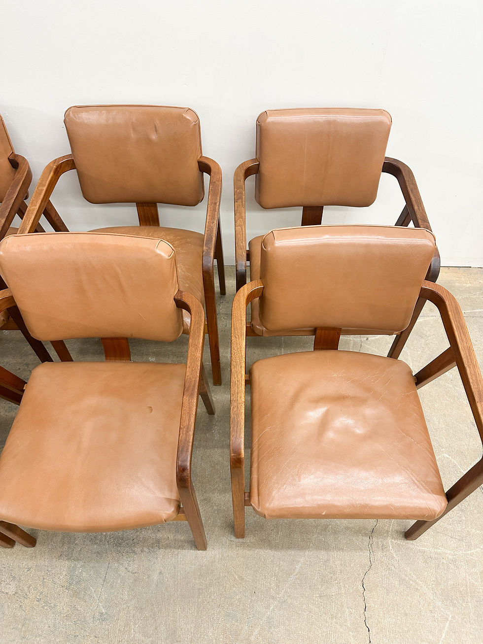 Thumbnail: George Nelson armchairs model 4663 for Herman Miller 