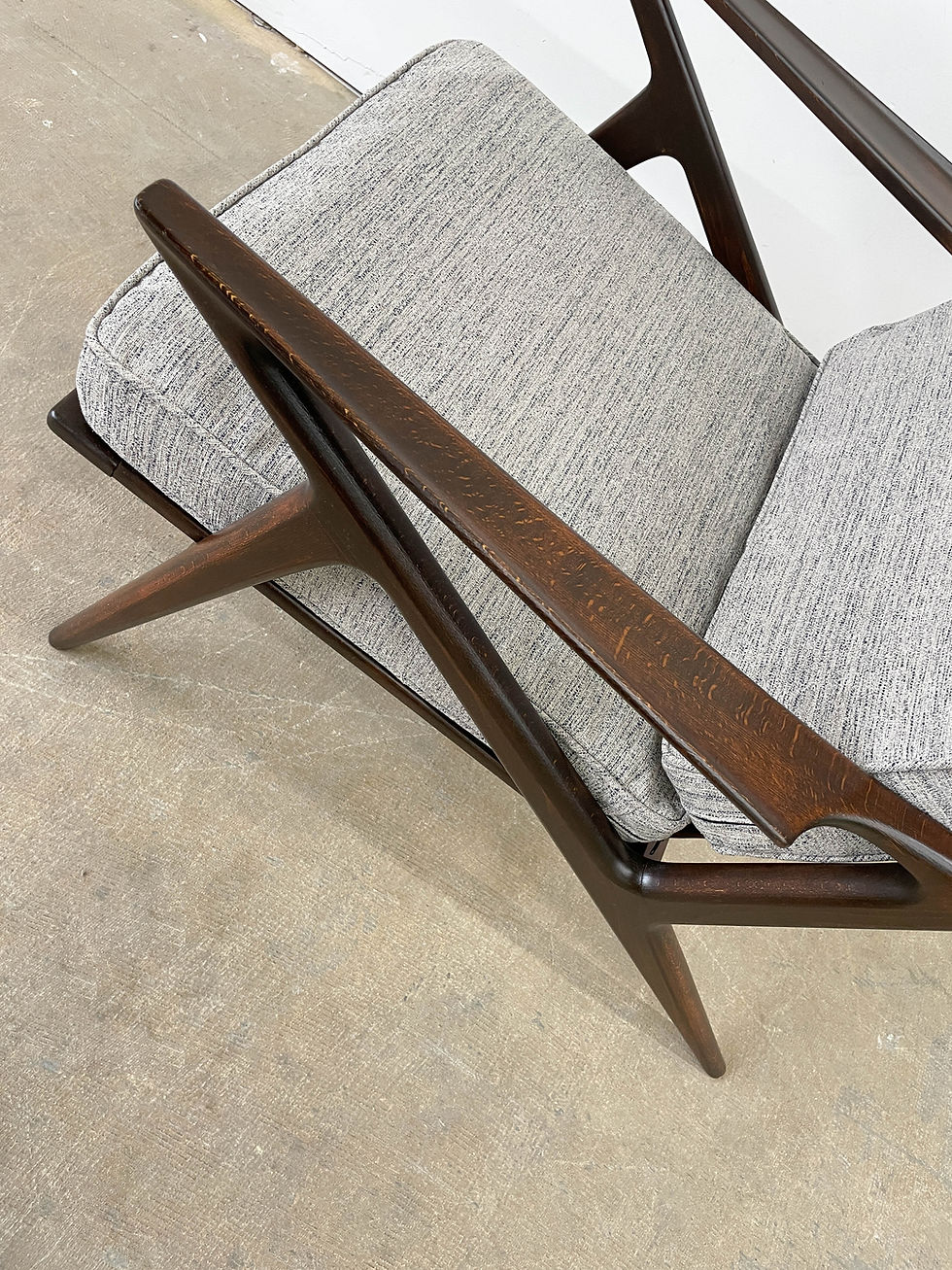 Thumbnail: Vintage Danish Modern Z chair by Selig