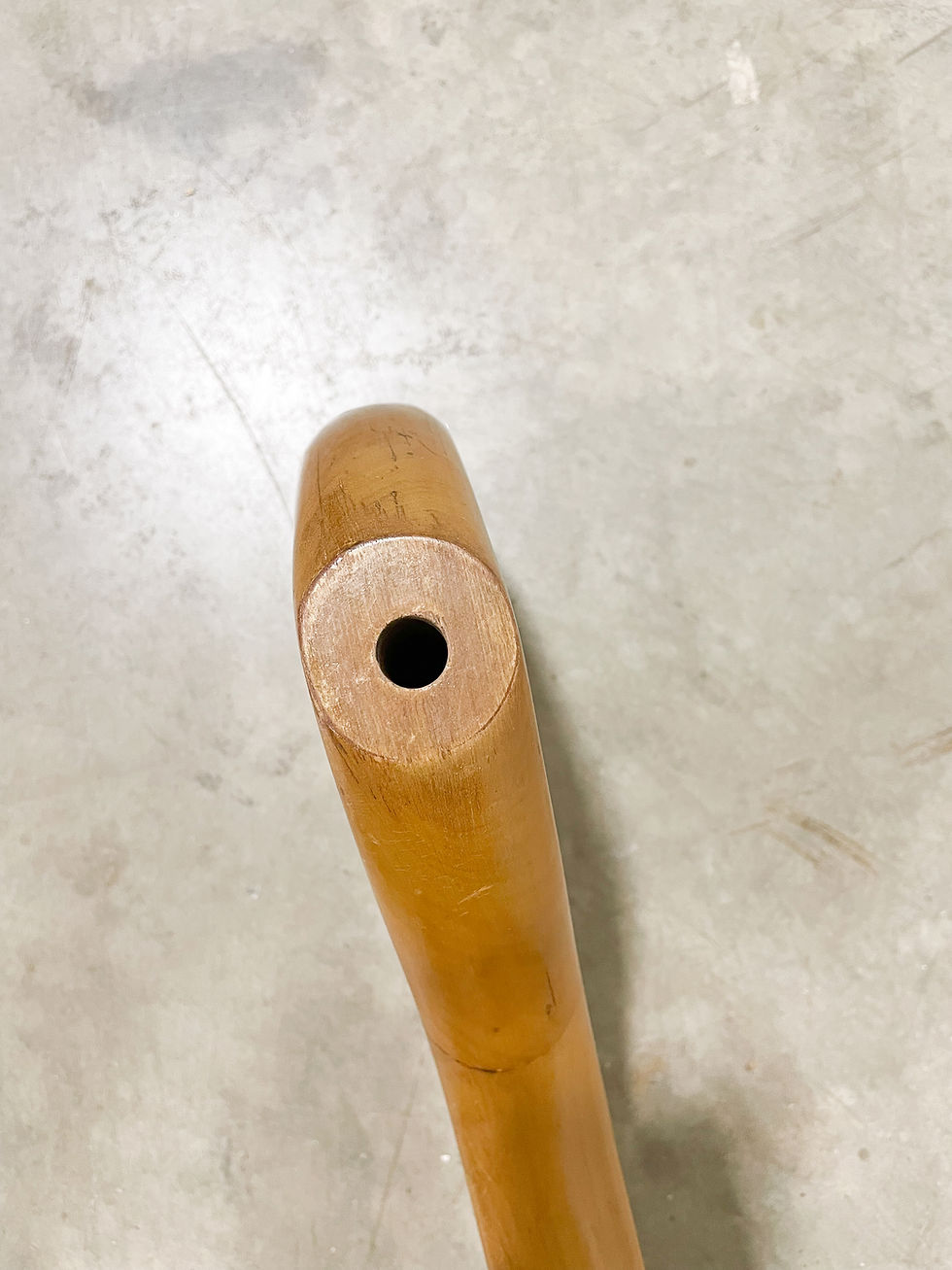 Thumbnail: Early Noguchi IN-50 Walnut and Glass table by Herman Miller