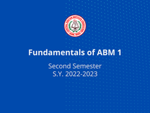 Fundamentals of ABM 1