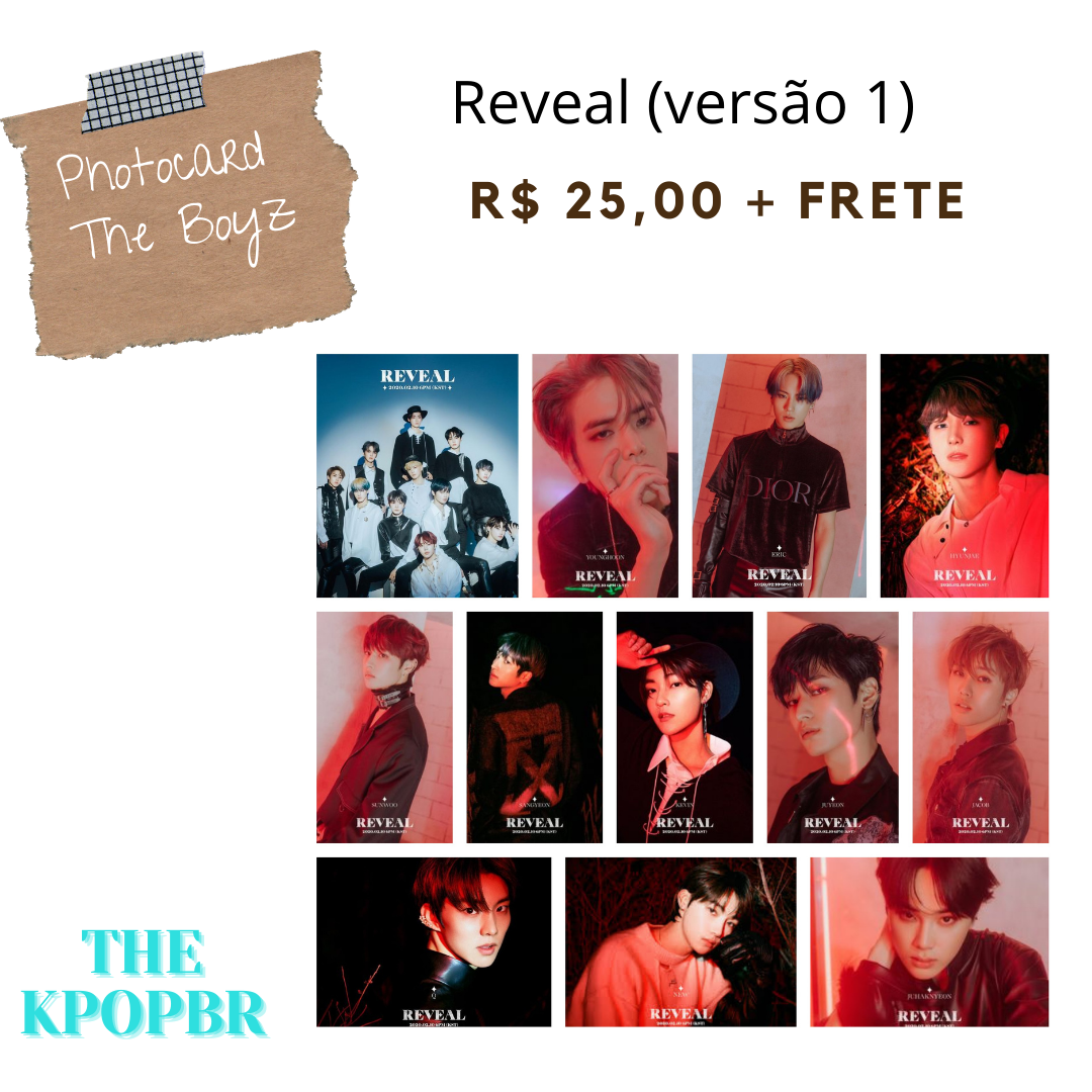 PHOTOCARD THE BOYZ - Reveal ver.1