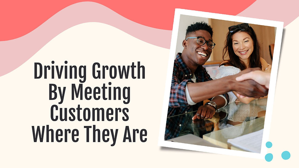 Happy Customers smelling about being met in the middle at a meeting.