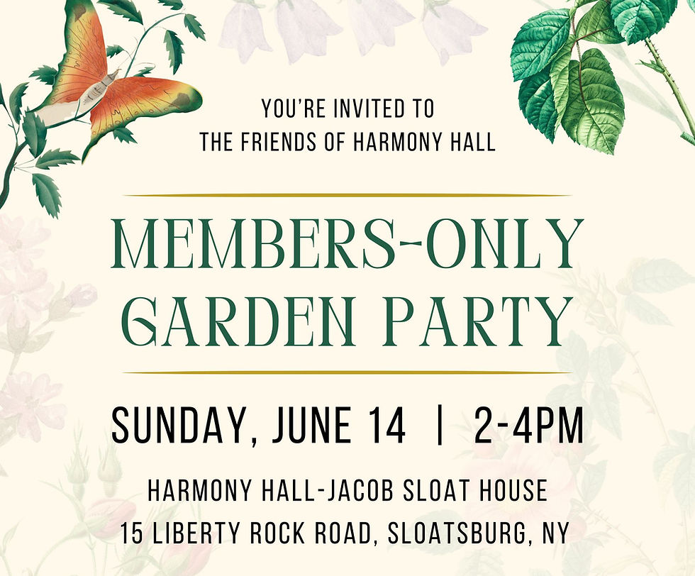 Annual Members Garden Party!