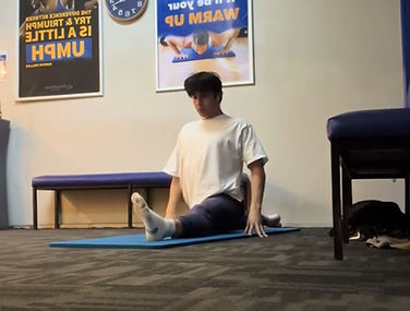 Lindon Jordan Magpayo front splits