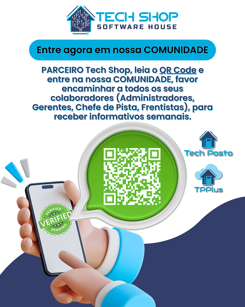 Comunidade Parceiro Tech Shop: Informação oficial e atualização semanal para sua equipe!