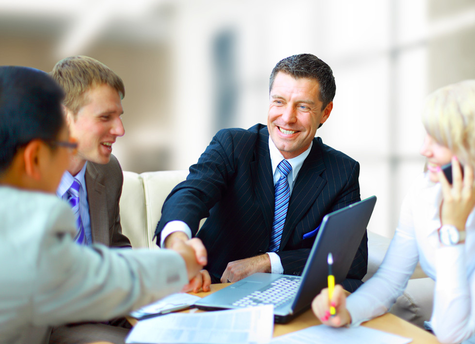 Men in a Meeting
