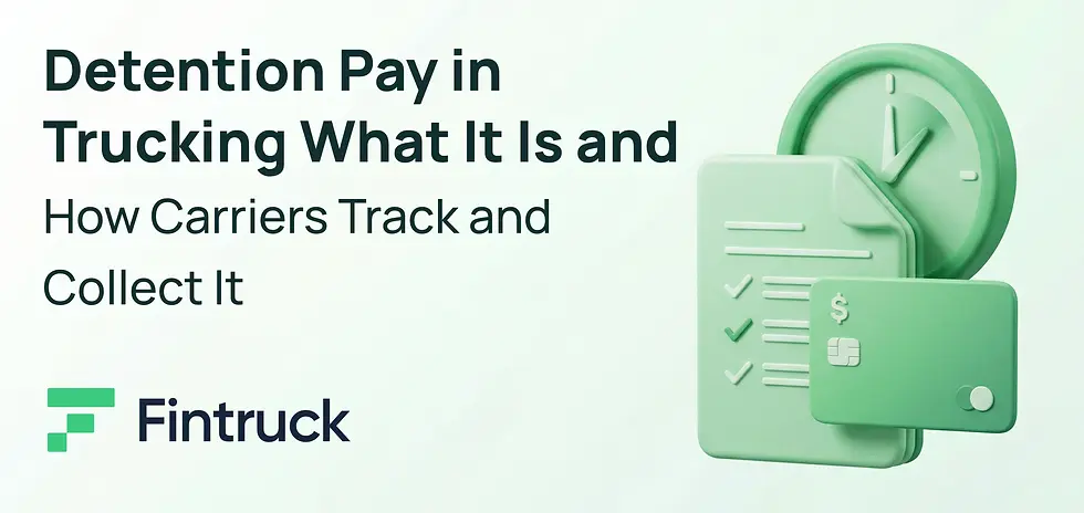 Detention Pay in Trucking What It Is and How Carriers Track and Collect It