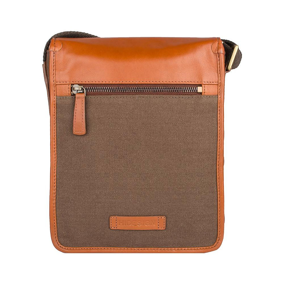 Thumbnail: Aiden Small Canvas Leather Cross Body