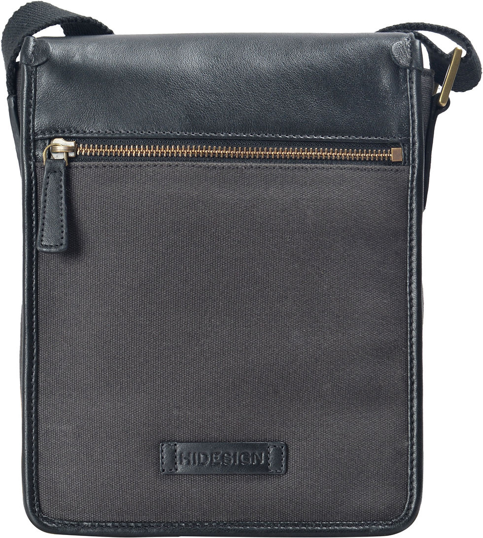 Thumbnail: Aiden Small Canvas Leather Cross Body