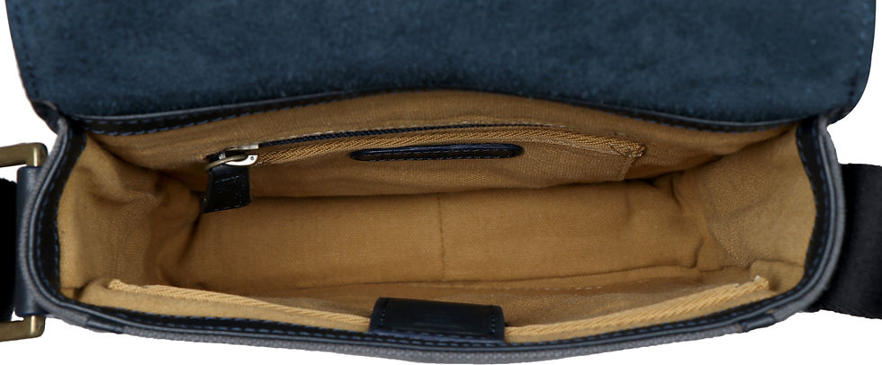 Thumbnail: Aiden Small Canvas Leather Cross Body