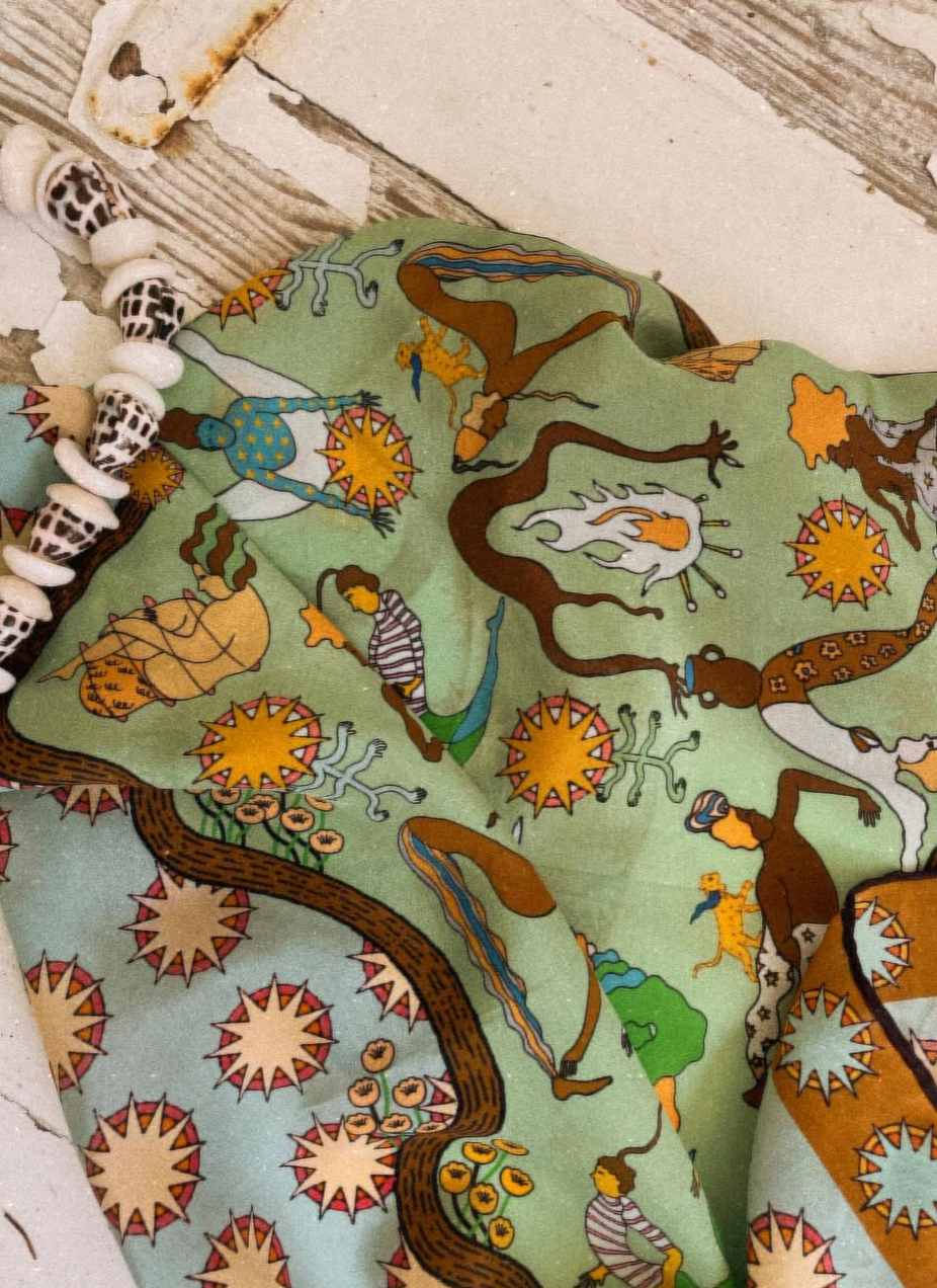Miniature : Flow bandana en soie