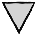 Grunge Triangle - Grey